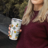 Hawaiian Quilts Tumbler Cup Tropical Fruits and Plants