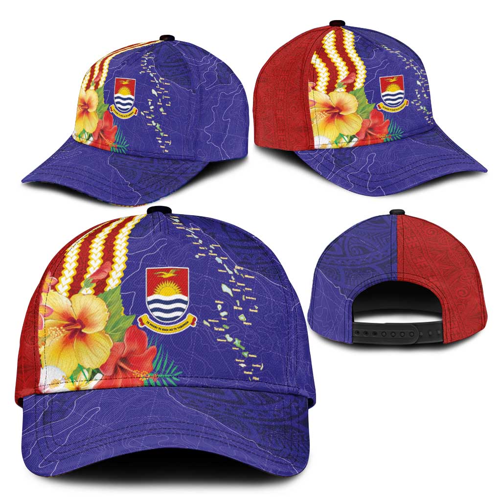 Kiribati Heritage Classic Cap Map of the Islands and Polynesia Pattern