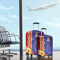 Kiribati Heritage Luggage Cover Map of the Islands and Polynesia Pattern