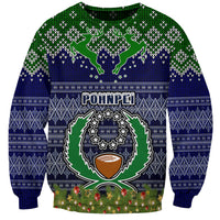 pohnpei-state-christmas-sweatshirt-coat-of-arms-beautiful-merry-xmas-snowflake