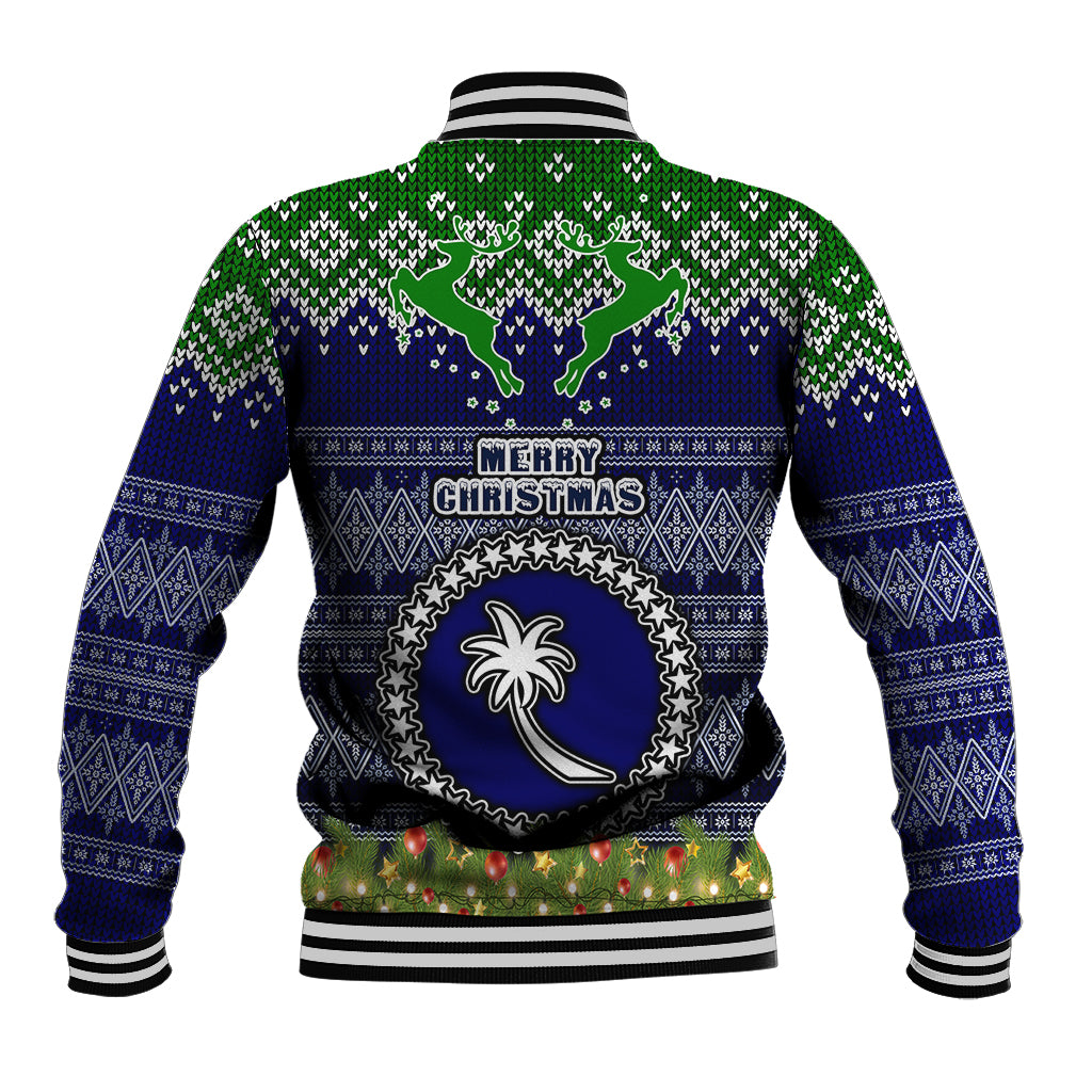 chuuk-state-christmas-baseball-jacket-coat-of-arms-beautiful-merry-xmas-snowflake