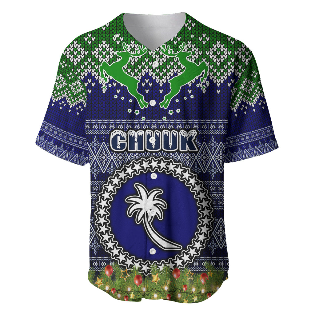 chuuk-state-christmas-baseball-jersey-coat-of-arms-beautiful-merry-xmas-snowflake