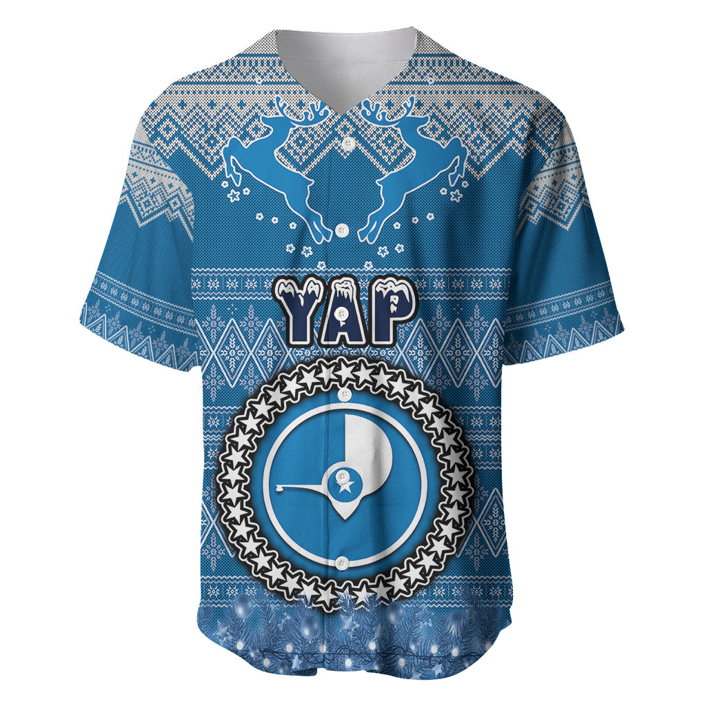 personalised-yap-christmas-baseball-jersey-coat-of-arms-beautiful-merry-xmas-snowflake