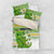Cook Islands Va'a Race Bedding Set Te Tatau Tattoos Sporty Style Green-White Color - Polynesian Pride