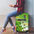 Cook Islands Va'a Race Luggage Cover Te Tatau Tattoos Sporty Style Green-White Color - Polynesian Pride