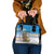Cook Islands Va'a Race Shoulder Handbag Te Tatau Tattoos Sporty Style Glory Blue Color - Polynesian Pride