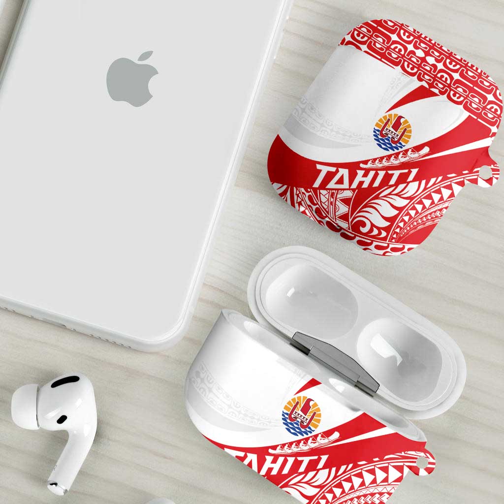 Tahiti Va'a Race AirPods Case Polynesian Tattoos Sporty Style - Polynesian Pride