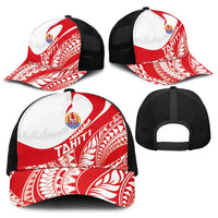 Tahiti Va'a Race Baseball Net Cap Polynesian Tattoos Sporty Style - Polynesian Pride