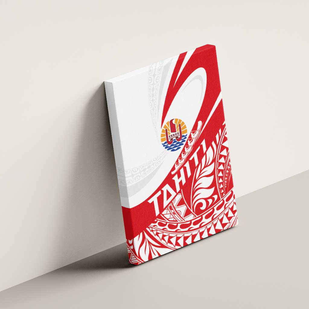 Tahiti Va'a Race Canvas Wall Art Polynesian Tattoos Sporty Style - Polynesian Pride