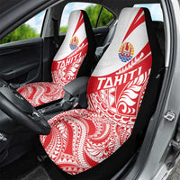 Tahiti Va'a Race Car Seat Cover Polynesian Tattoos Sporty Style - Polynesian Pride
