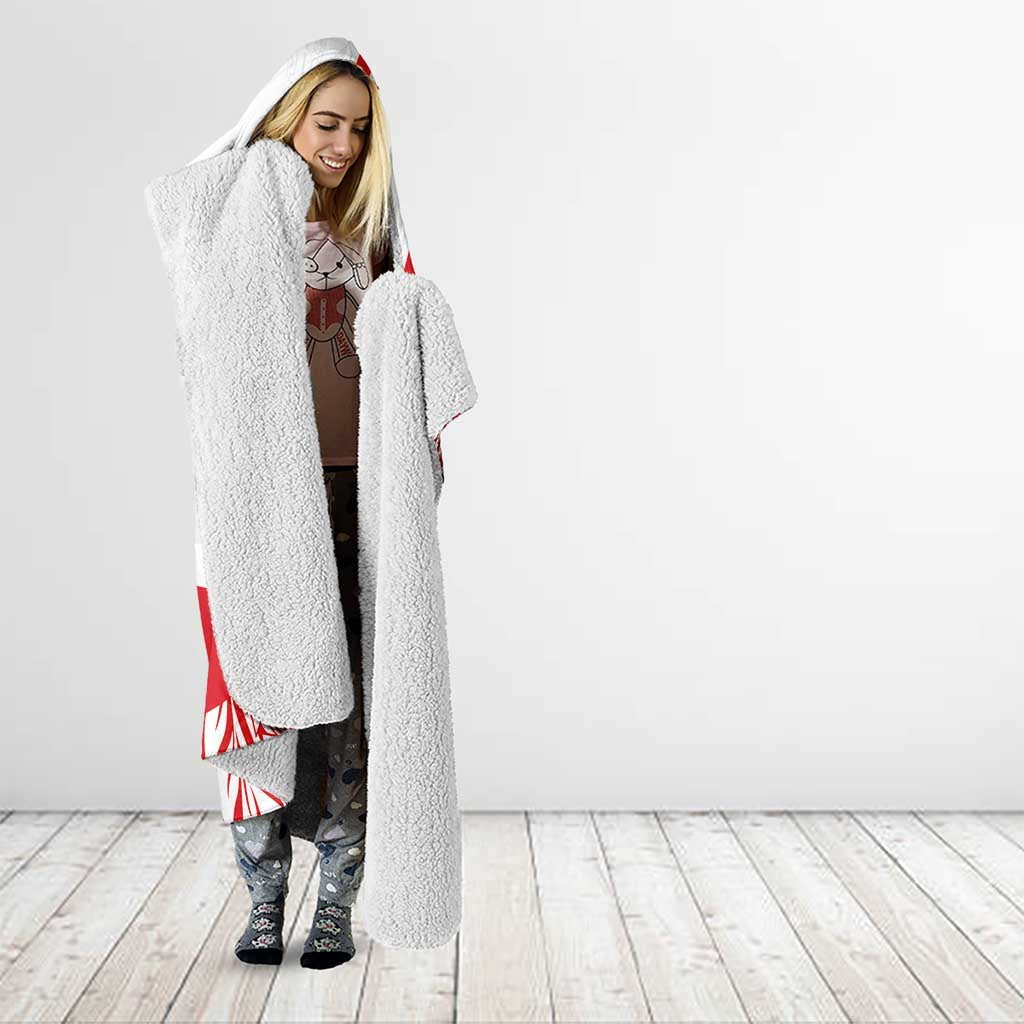 Tahiti Va'a Race Hooded Blanket Polynesian Tattoos Sporty Style - Polynesian Pride