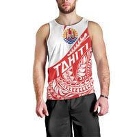 Personalised Tahiti Va'a Race Men Tank Top Polynesian Tattoos Sporty Style - Polynesian Pride
