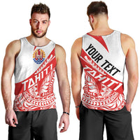 Personalised Tahiti Va'a Race Men Tank Top Polynesian Tattoos Sporty Style - Polynesian Pride