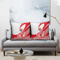 Tahiti Va'a Race Pillow Cover Polynesian Tattoos Sporty Style - Polynesian Pride