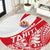 Tahiti Va'a Race Round Carpet Polynesian Tattoos Sporty Style - Polynesian Pride