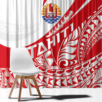Tahiti Va'a Race Window Curtain Polynesian Tattoos Sporty Style - Polynesian Pride