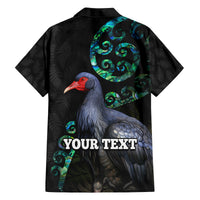 Custom Pukeko New Zealand Family Matching Tank Maxi Dress and Hawaiian Shirt Koru Papua Shell with Silver Fern Pattern LT03 - Polynesian Pride