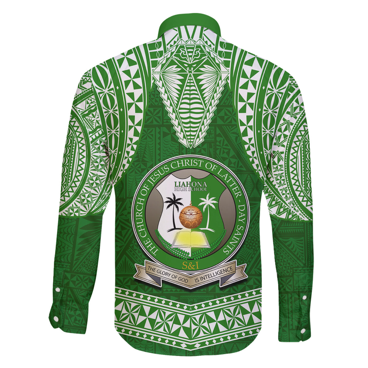 Tonga Liahona High School Family Matching Summer Maxi Dress and Hawaiian Shirt Traditional Ngatu and Polynesian Pattern LT03 - Polynesian Pride