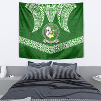 Tonga Liahona High School Tapestry Traditional Ngatu and Polynesian Pattern LT03 - Polynesian Pride