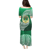 Tonga Saineha High School Puletasi Traditional Ngatu and Polynesian Pattern LT03 - Polynesian Pride