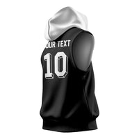 Custom Aotearoa Rugby Sleeveless Hoodie Fern Blacks-Traditional Maori Motifs Design LT03 - Polynesian Pride