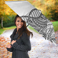 Samoan DNA Art Tattoo Umbrella Polynesian Pattern White Color