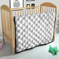 Samoan DNA Art Tattoo Quilt Polynesian Pattern All White