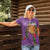 Hawaii Pikake and Maile Lei Women Polo Shirt Honu Polynesian Pattern Pink Color