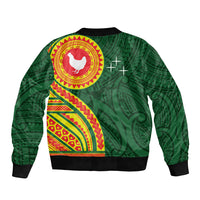 Manu'a Cession Day Bomber Jacket Polynesian Pattern