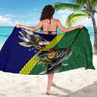 Manu'a Island and American Samoa Sarong Rooster and Eagle Mascot LT03 - Polynesian Pride