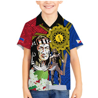 Philippines Lapu-Lapu Family Matching Mermaid Dress and Hawaiian Shirt Filipino Sun Tattoo With Yakan Pattern