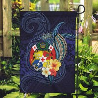 Tonga Vava'u Humpback Whale Blue Water Garden Flag Polynesian Hibiscus Flowers LT03 Garden Flag Blue - Polynesian Pride