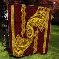 Tonga High School Quilt Traditional Ngatu and Polynesian Pattern LT03 - Polynesian Pride