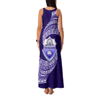 Tonga Tupou High School Family Matching Tank Maxi Dress and Hawaiian Shirt Traditional Ngatu and Polynesian Pattern LT03 - Polynesian Pride
