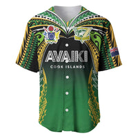 Custom Cook Islands Rugby League Baseball Jersey Avaiki Tatau Tribal Motifs Black Color LT03 Black - Polynesian Pride