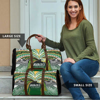 Cook Islands Rugby League Travel Bag Avaiki Tatau Tribal Motifs Black Color LT03 - Polynesian Pride