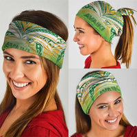 Cook Islands Rugby League Neck Gaiter Avaiki Tatau Tribal Motifs White Color LT03 - Polynesian Pride