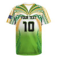 Custom Cook Islands Rugby League Rugby Jersey Avaiki Tatau Tribal Motifs White Color LT03 - Polynesian Pride