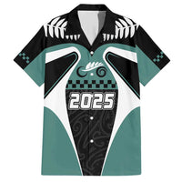 Custom New Zealand Bicycle 2025 Family Matching Short Sleeve Bodycon Dress and Hawaiian Shirt