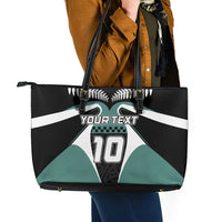 Custom New Zealand Bicycle 2025 Leather Tote Bag