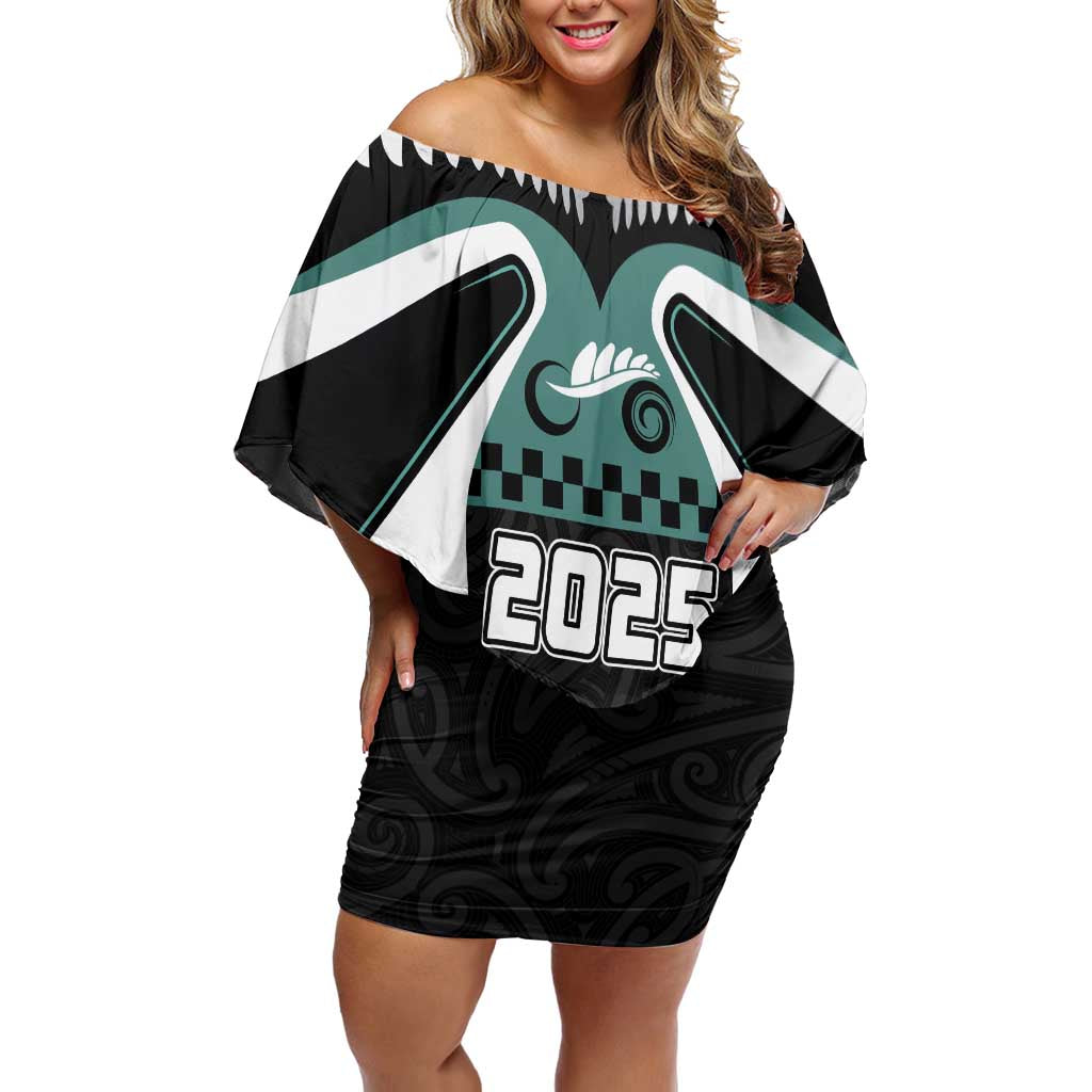 Custom New Zealand Bicycle 2025 Off Shoulder Short Dress