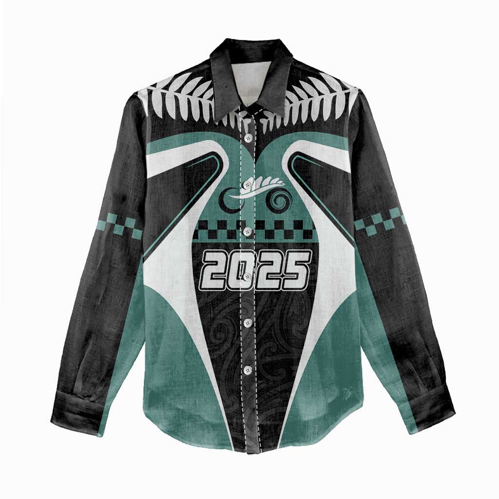 Custom New Zealand Bicycle 2025 Women Casual Shirt