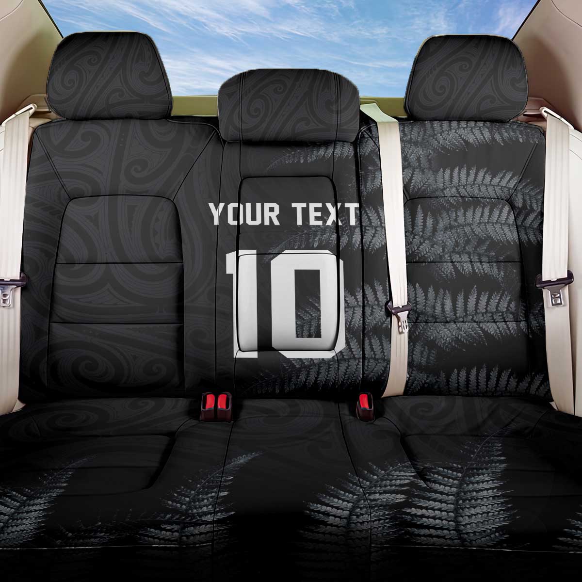 Custom New Zealand Football-Towards World Cup 2026 Back Car Seat Cover