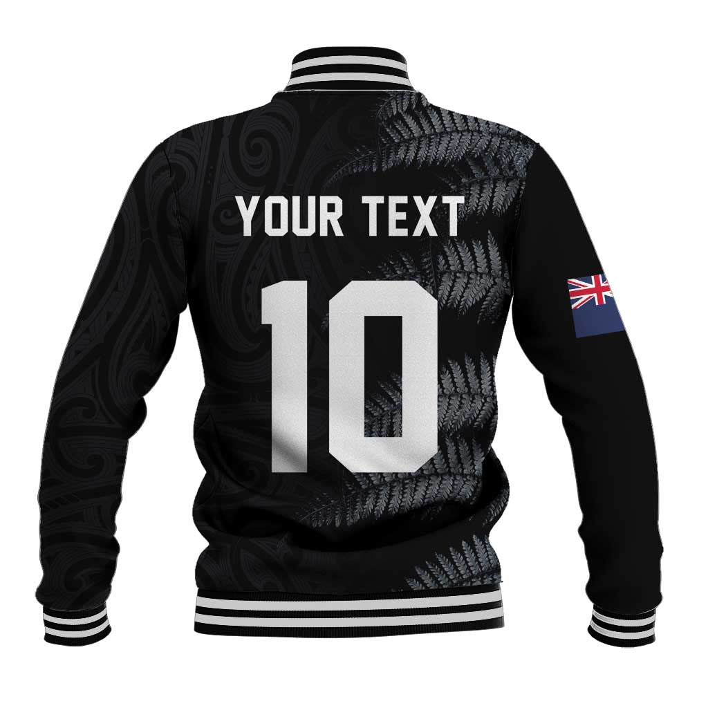 Custom New Zealand Football-Towards World Cup 2026 Baseball Jacket LT03 - Polynesian Pride
