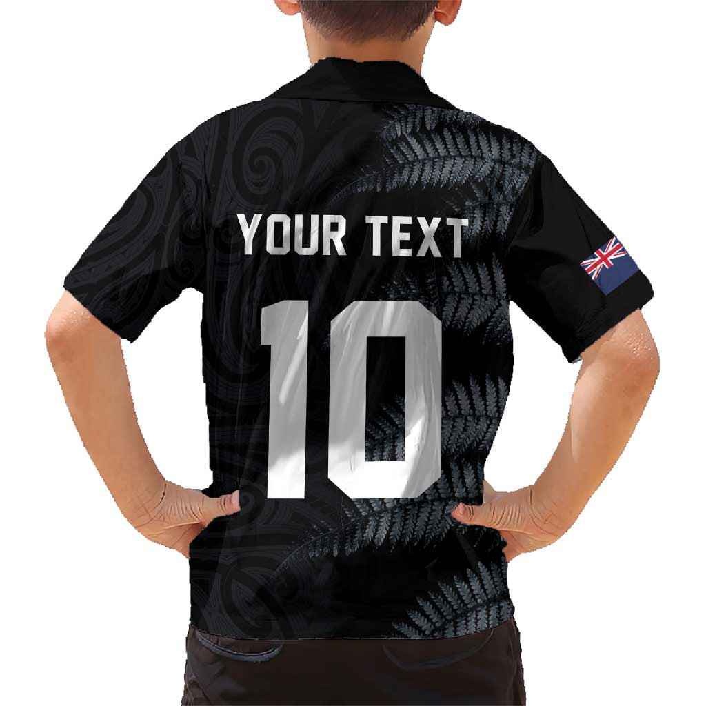 Custom New Zealand Football-Towards World Cup 2026 Family Matching Short Sleeve Bodycon Dress and Hawaiian Shirt