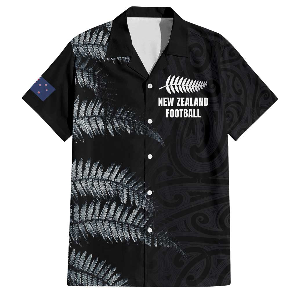 Custom New Zealand Football-Towards World Cup 2026 Family Matching Tank Maxi Dress and Hawaiian Shirt