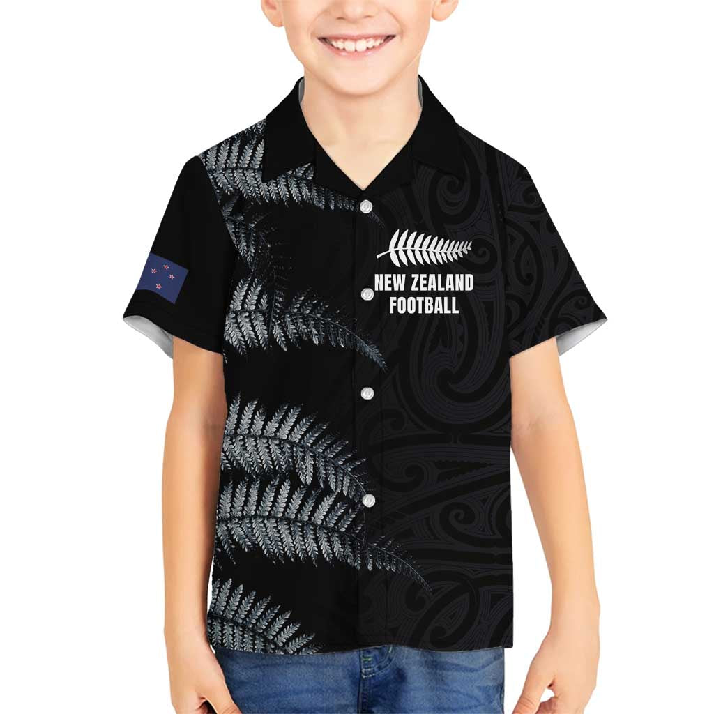Custom New Zealand Football-Towards World Cup 2026 Family Matching Tank Maxi Dress and Hawaiian Shirt