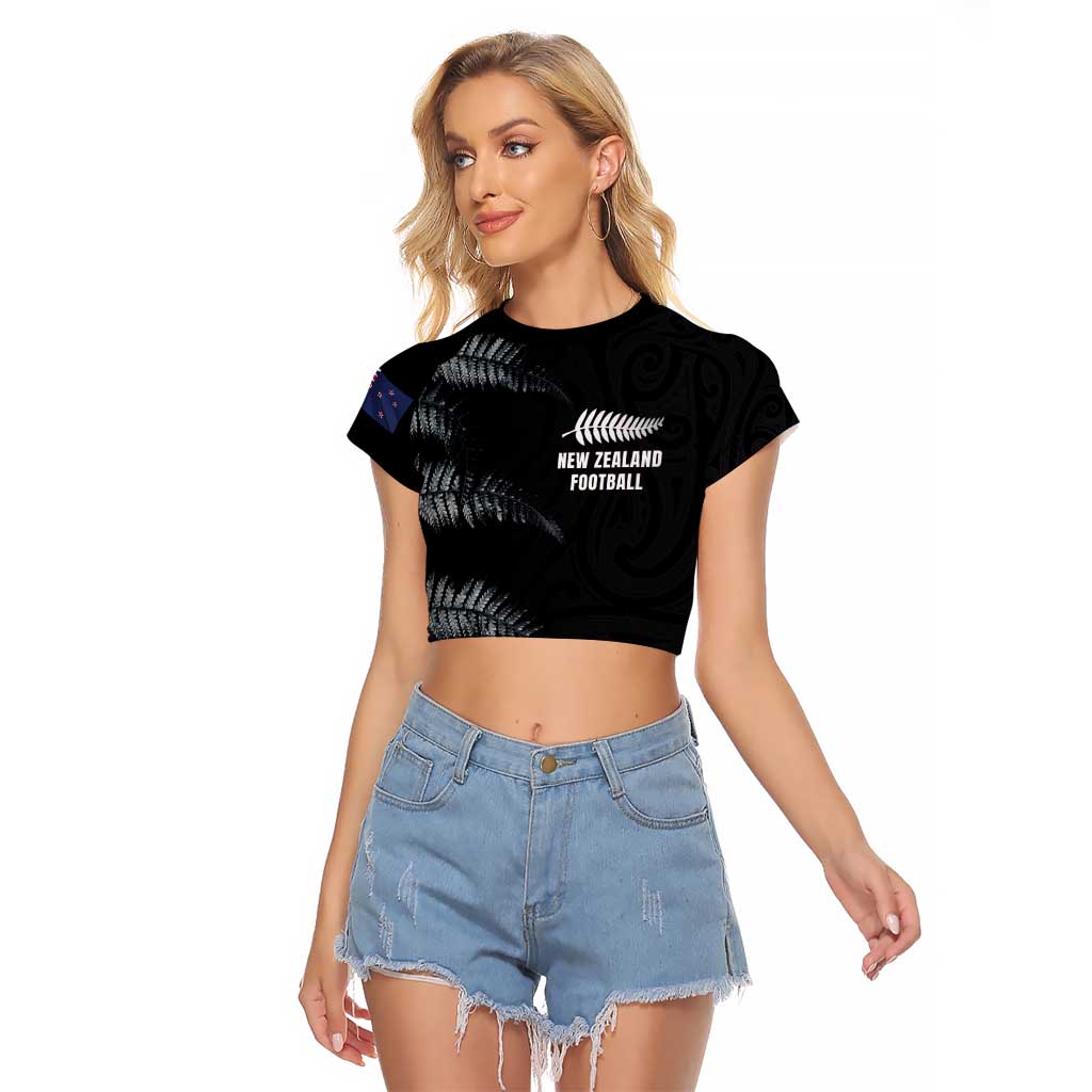 Custom New Zealand Football-Towards World Cup 2026 Raglan Cropped T Shirt