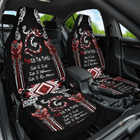 Aotearoa Toitu Te Tiriti-Maori Taniwha Car Seat Cover Toitu Te Whenua Toitu Te Reo Maori