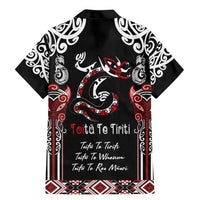 Aotearoa Toitu Te Tiriti-Maori Taniwha Family Matching Mermaid Dress and Hawaiian Shirt Toitu Te Whenua Toitu Te Reo Maori